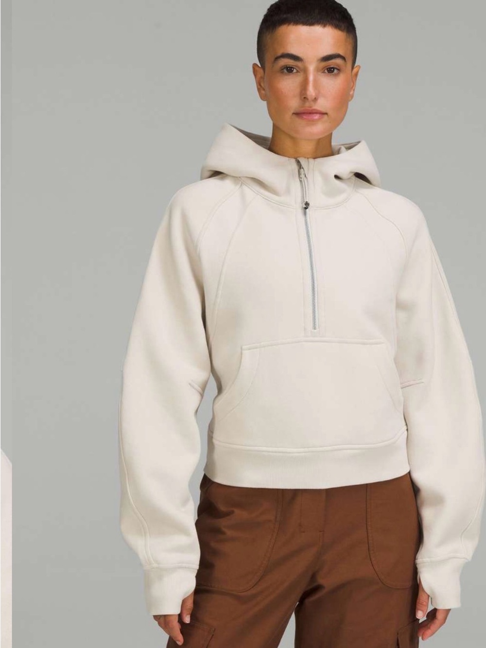 lululemon athletica scuba oversized half-zip hoodie